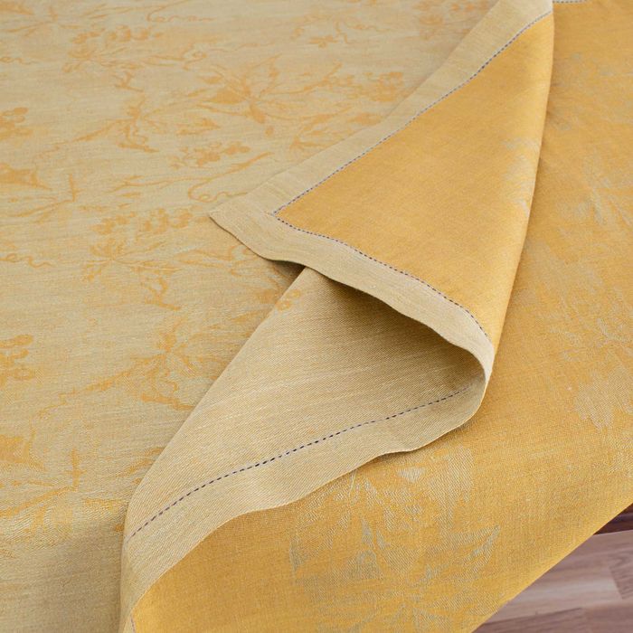 Conjunto toalha mesa 150x200 e 4 guardanapos,  Linho