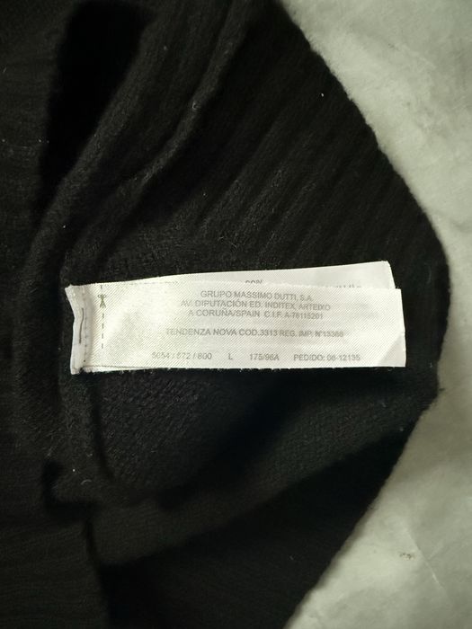 Sweter z golfem Massimo Mutti wełna kaszmir