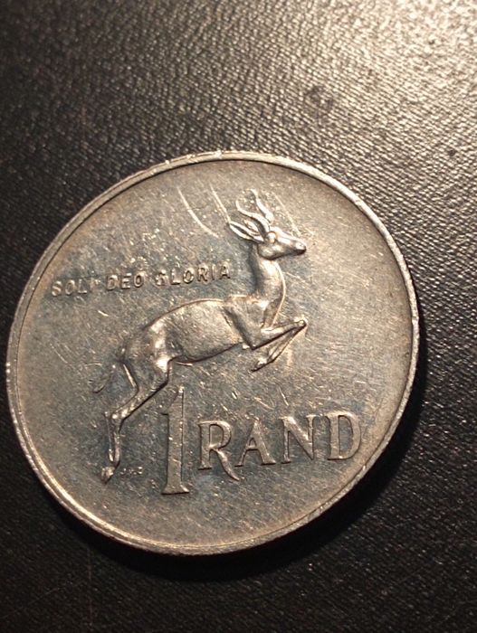 1 Rand - Africa do Sul - 1979	- Niquel - Soberba!