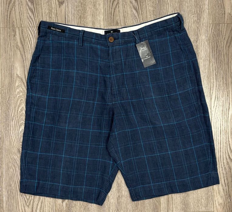 Marks & Spencer 36 XL 100% Льняные Мужские шорты xl чиносы спенсер лён