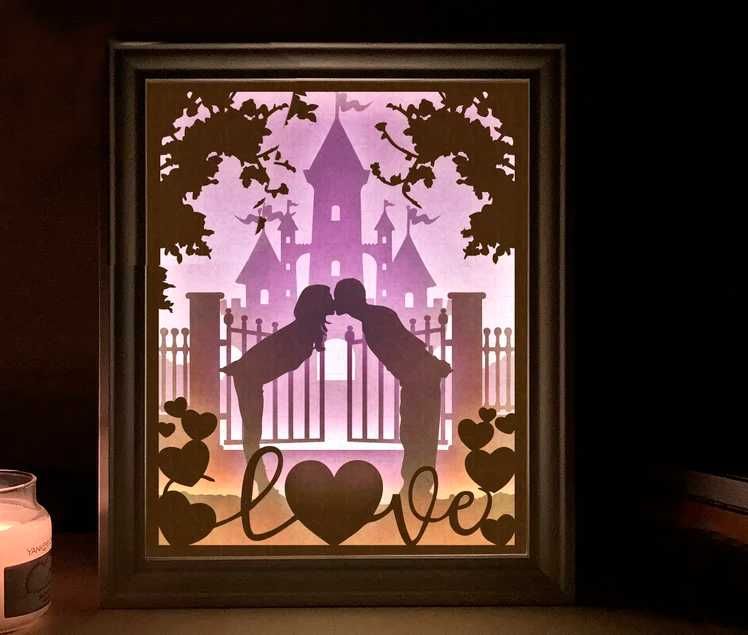 Нічник, ліхтарик Подарунок Коханій День Святого Валентина Законих