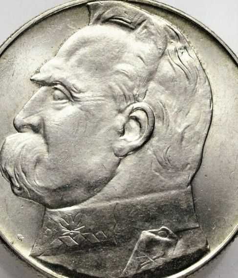 Zestaw srebrnych monet Piłsudski 6 sztuk - okazyjna cena