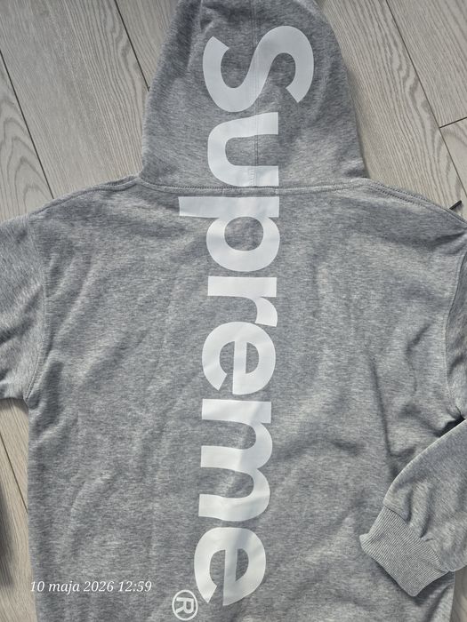 Bluza Supreme - Grey Logo - Stan Idealny