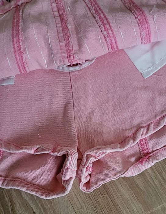 Przepiękne spódnico spodenki różowe z kamieniami MOOCHY r. S 36