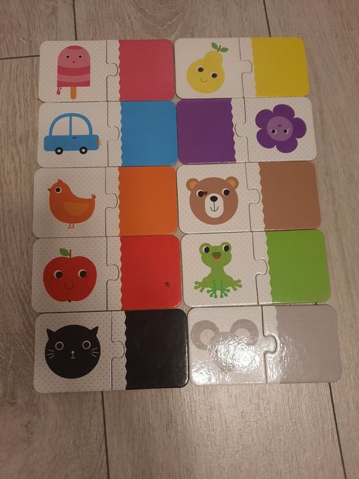 Puzzle kolory / mala akademia