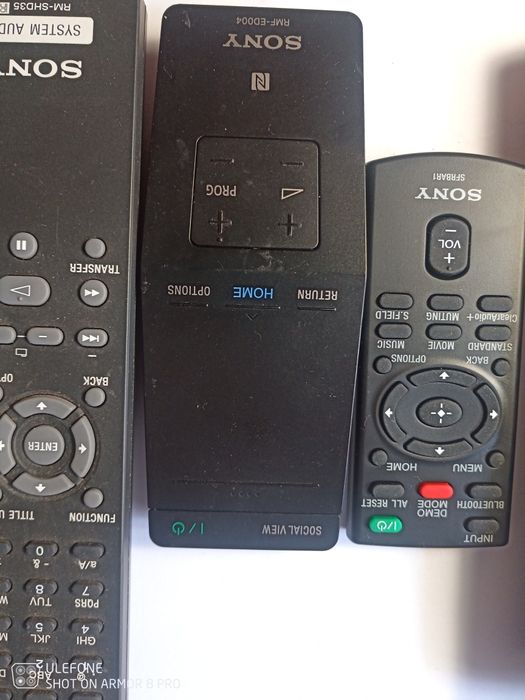 Sony and Panasonic Remote Controls64172208616065122