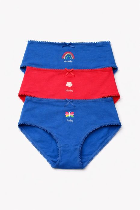 110 116 George 3pak majtki bawełniane figi wygodne nowe