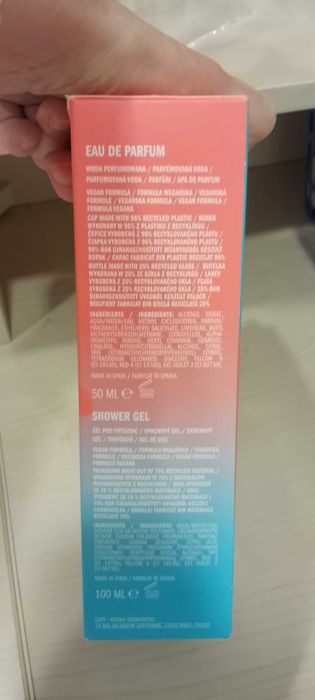 Adidas Happy feels zestaw woda perfumowana 50 ml i żel pod prysznic