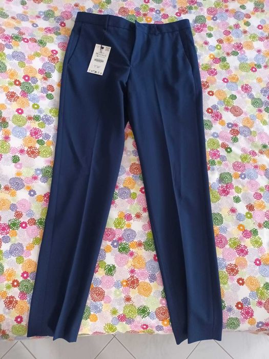 Fato homem azul claro blaser e calça, Novo, Sem Utilização