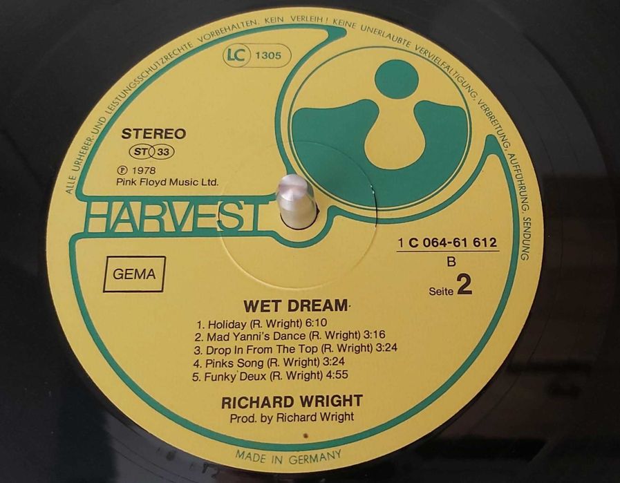 Pink Floyd / Richard Wright ‎– "Wet Dream" - winyl - 1978