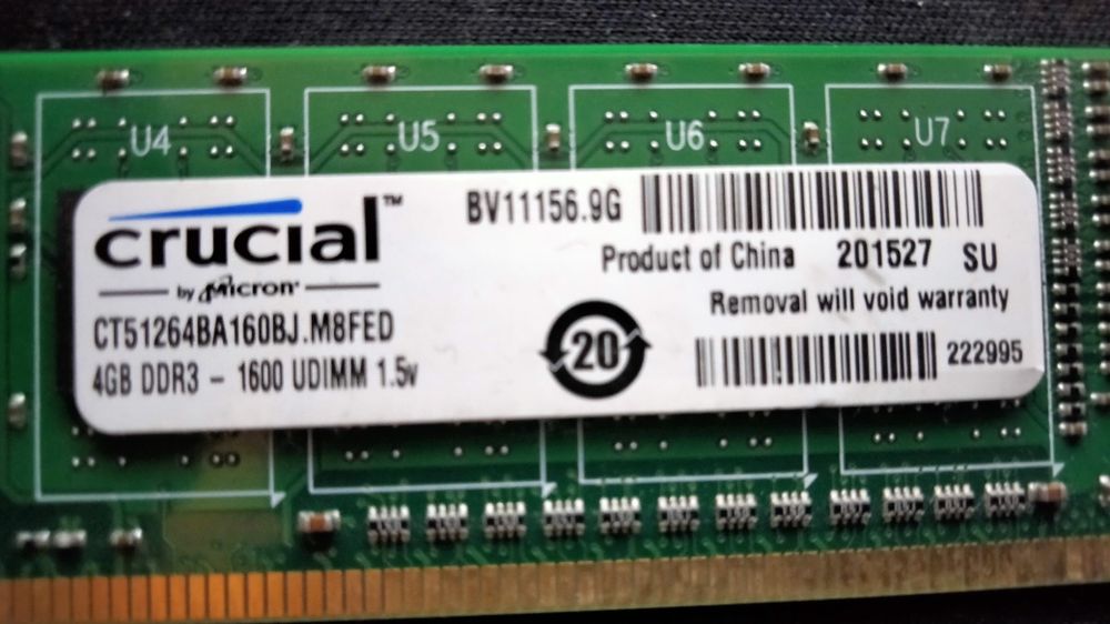 4 Gb ram ddr3 1600mhz pc