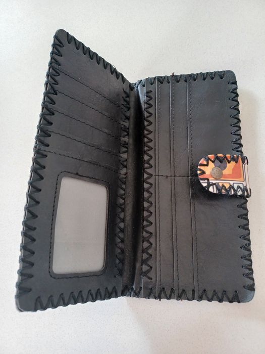 Carteira Artesanato com imagem de Lisboa