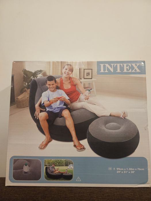 Fotel dmuchany intex