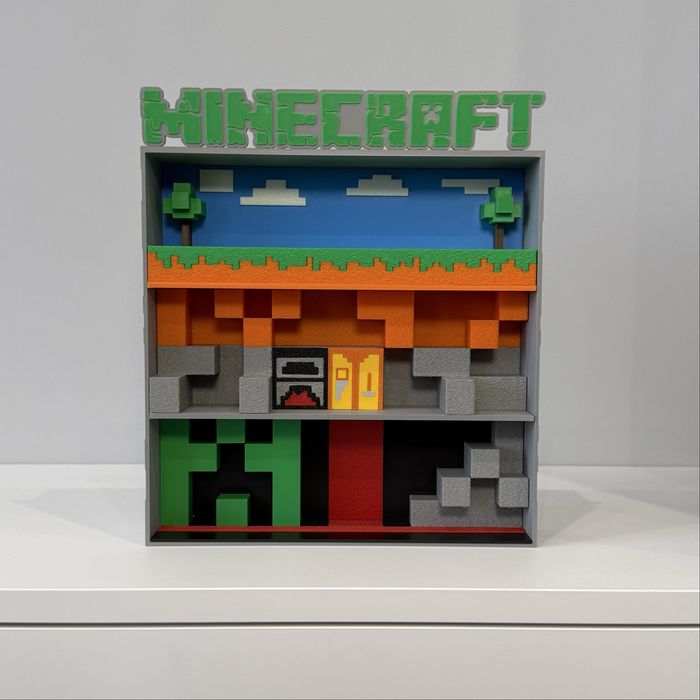 Новинка! Підставка для кіндер-іграшок Minecraft (Майнкрафт)