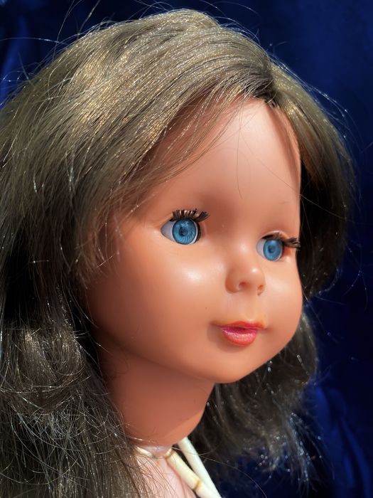 Emaso! 1950-е! Кукла тортулон Западная Германия винтаж длинноволосая