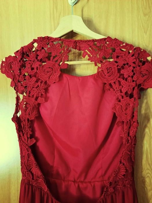 Vestido cerimónia Bordeaux