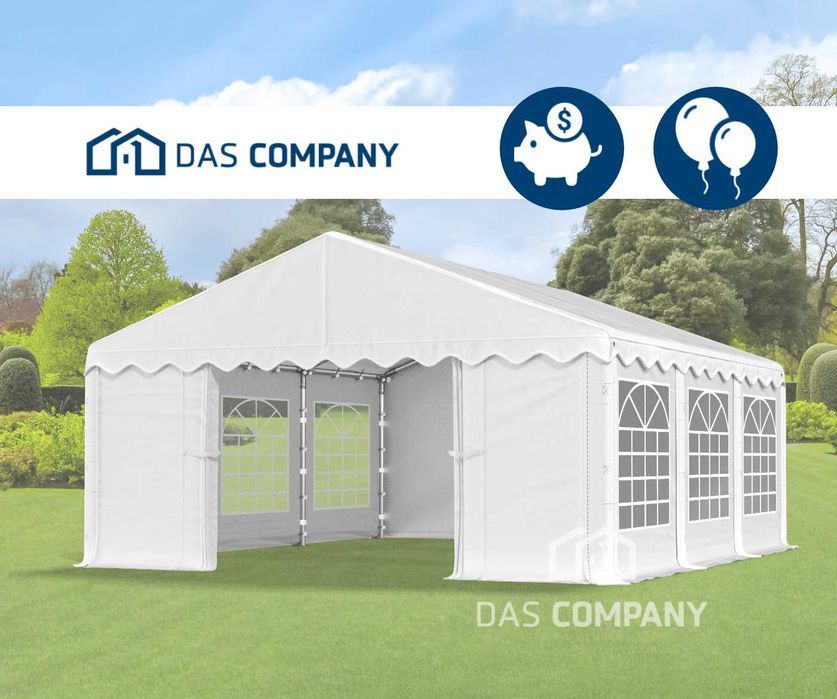 Namiot Imprezowy do ogrodu 3x6x2m DAS Pawilon Ogrodowy + BRAMA Gratis  SUMMER  240
