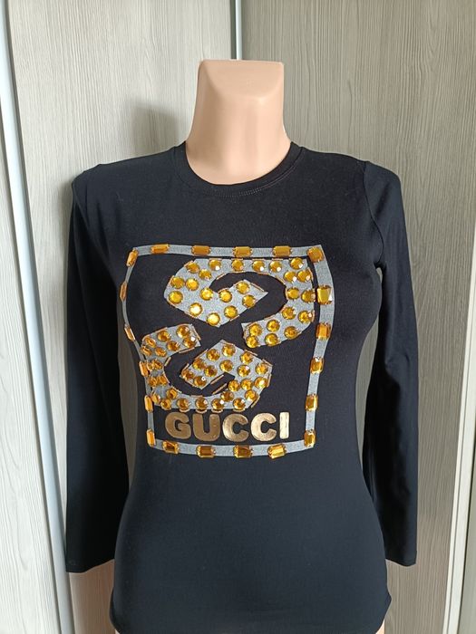 Bluzka z viskoza Gucci