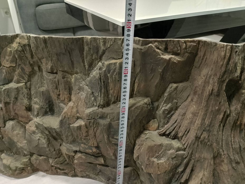 Tło strukturalne 3d do akwarium