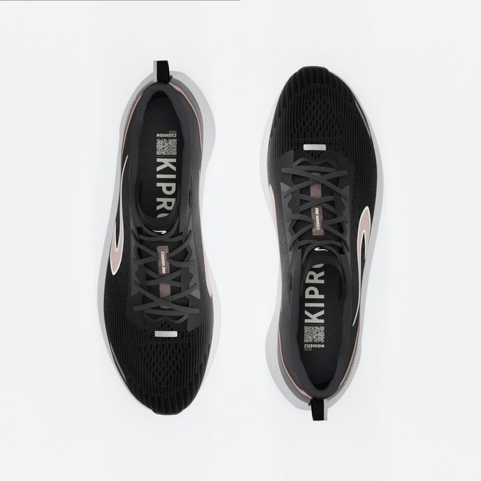 Sapatilhas de Corrida Mulher Cushion 500 Preto