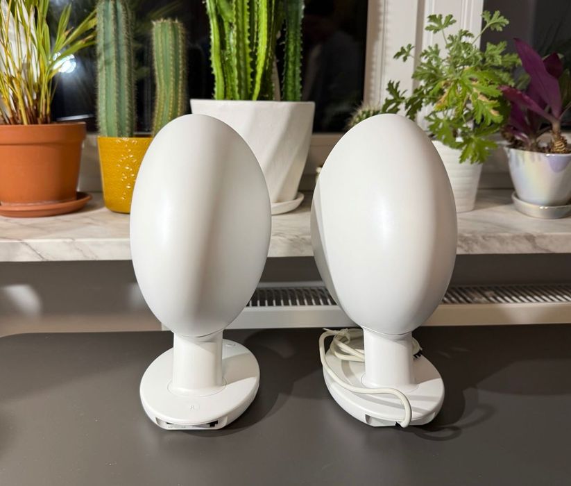 Głośniki KEF Egg białe – super dźwięk, Uni-Q, DAC