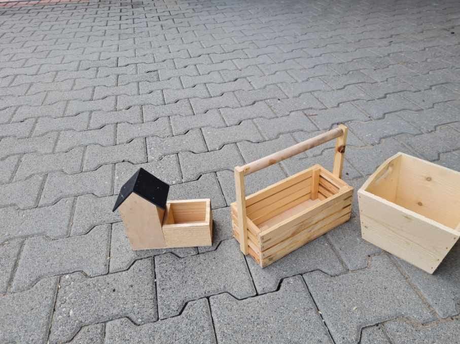 Doniczki Drewniane/Skrzynki