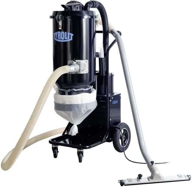 Odkurzacz przemysłowy szlifierki posadzek przecinarki TYROLIT VCE2400D 230 V dwa silniki 2.4 KW filtry hepa toolsa husqvarna  piły taśmowej ytong