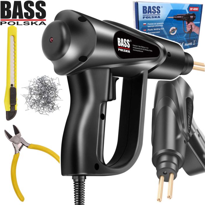 BASS POLSKA Spawarka Zgrzewarka Do Plastiku Lutownica Zszywki BP4890