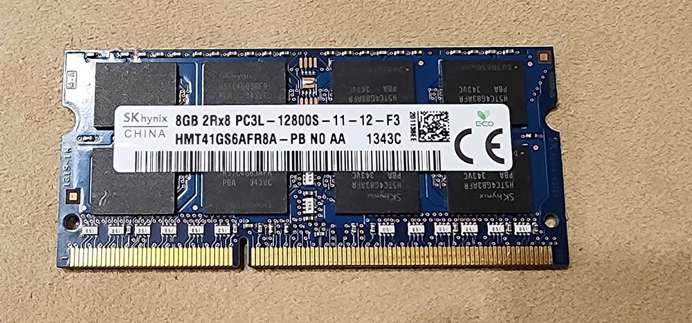 Оперативна пам'ять для ноутбука DDR 3 1GB/2GB/8GB