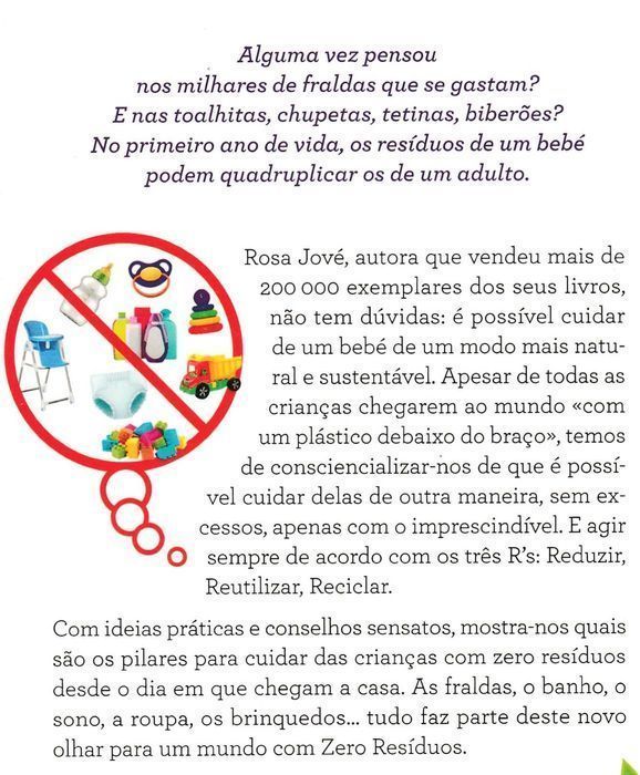 Livro Cuidados Sustentáveis na Infância de Rosa Jové [Portes Grátis]