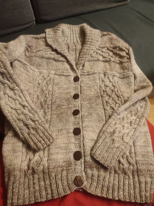 Ręcznie robiony sweter męski rozmiar M/L