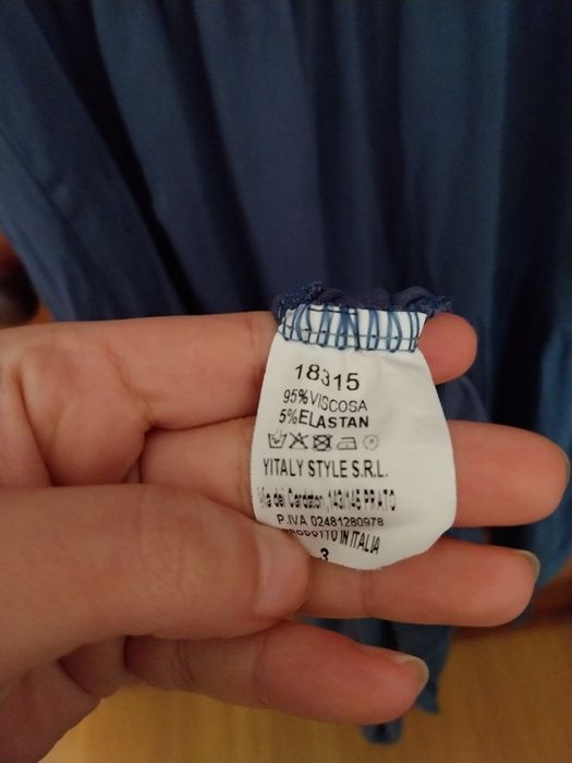 Vestido Azul Petróleo