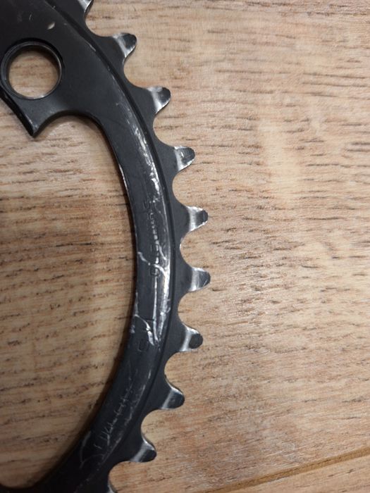 Зірка шатунів Shimano Dura-Ace FC-R9100 53T та 36Т