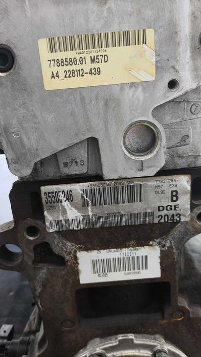 Motor BMW M57 d1 306D1 184 CV 530D E39/E46/E38