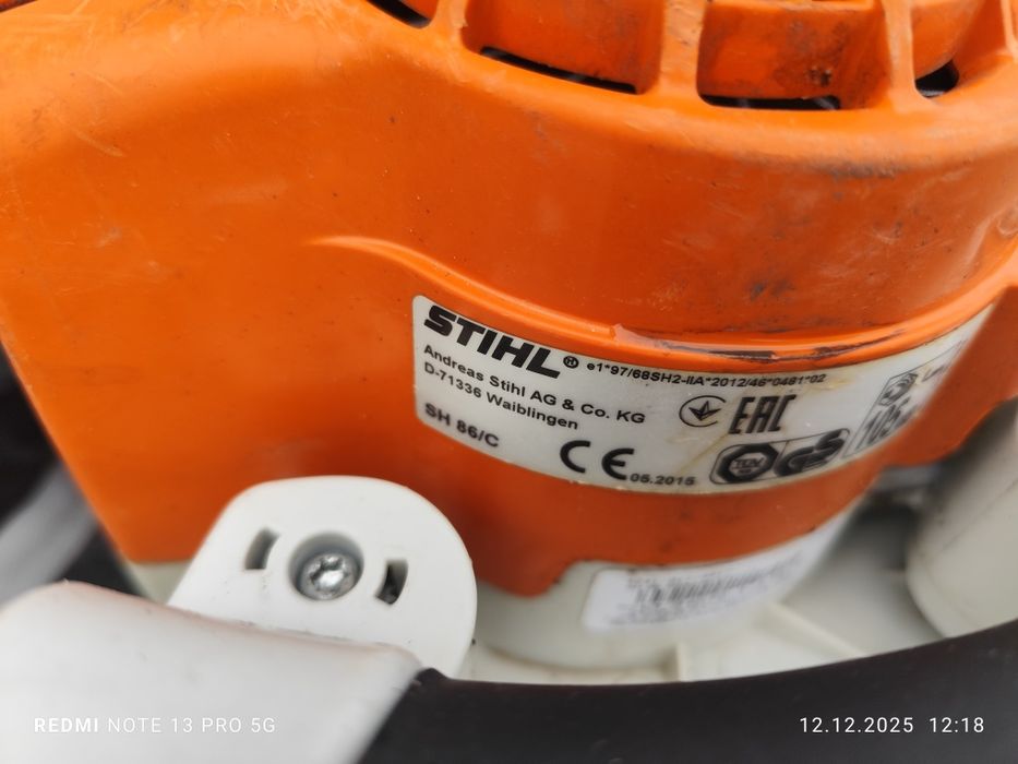 Dmuchawa odkurzacz spalinowy Stihl Sh86
