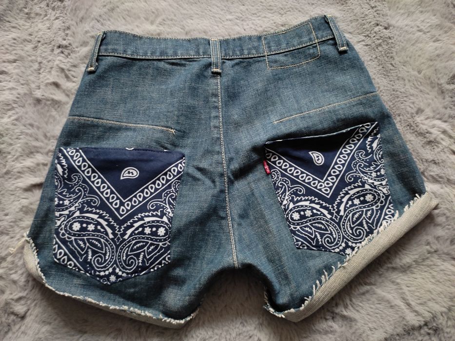 Szorty DIY Levi's XS/S oryginalne ;)