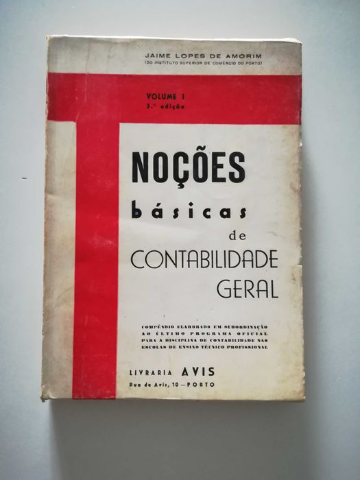 Noções básicas de contabilidade geral – 2 Volumes
