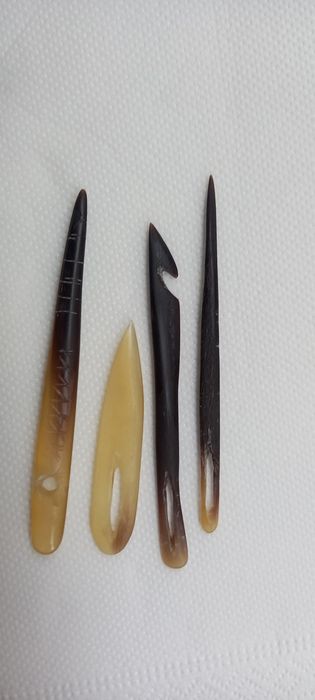 Agulhas de crochê, vendo,material corno, crafts