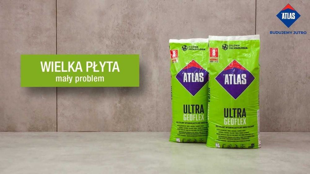 Klej wysokoelastyczny Atlas GEOFLEX 25 kg zielony