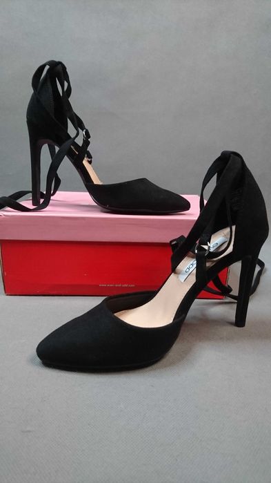 Buty Even And Odd Sandals Heels Black R.36