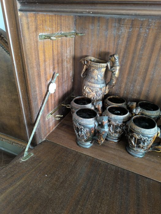 Estante de sala madeira antiga