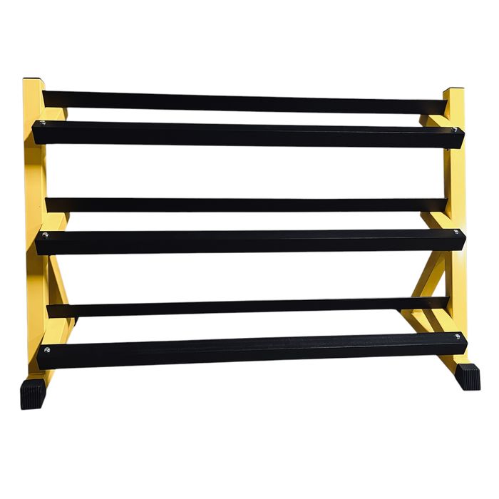 Stojak na zestaw hantli HEX 2,5-30 kg – 3 półki