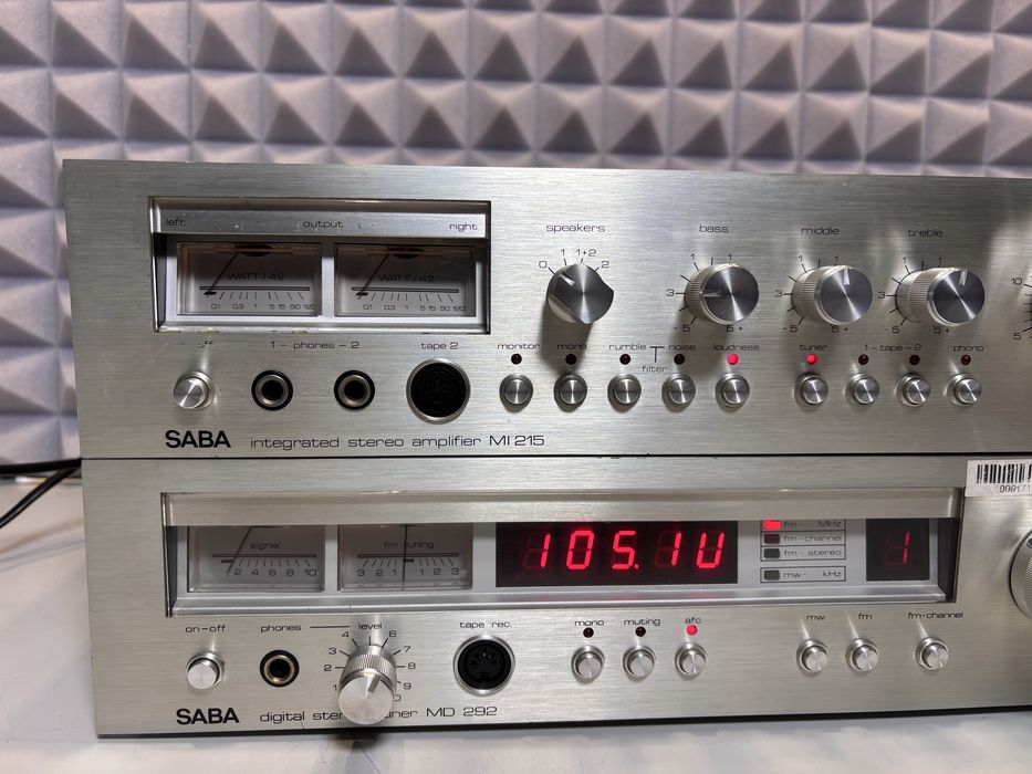 Wzmacniacz Saba MI 215 + Tuner Saba MD 292