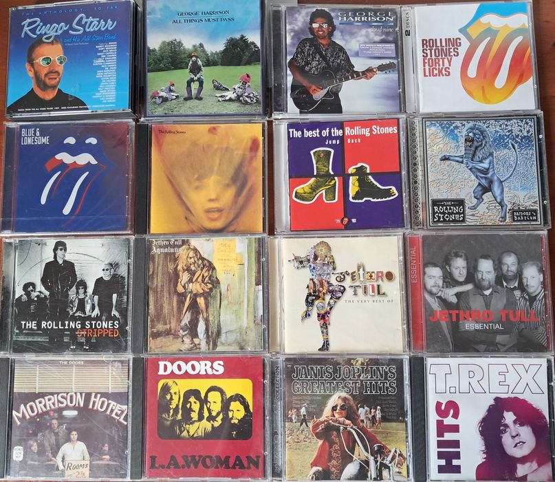 CD (Audio) Presley Beatles Rolling Stones Nazareth Jethro Trull Doors