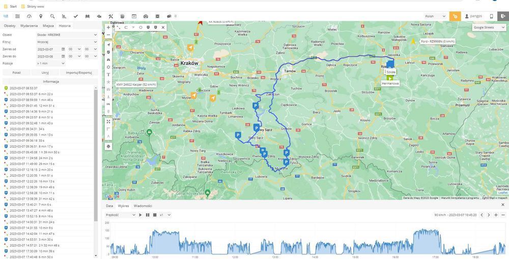 Lokalizator GPS 4G LTE do samochodu monitoring auta lokalizacja auta | Karta SIM | Aplikacja na telefon | Usługi świadczymy na terenie całej Polski |