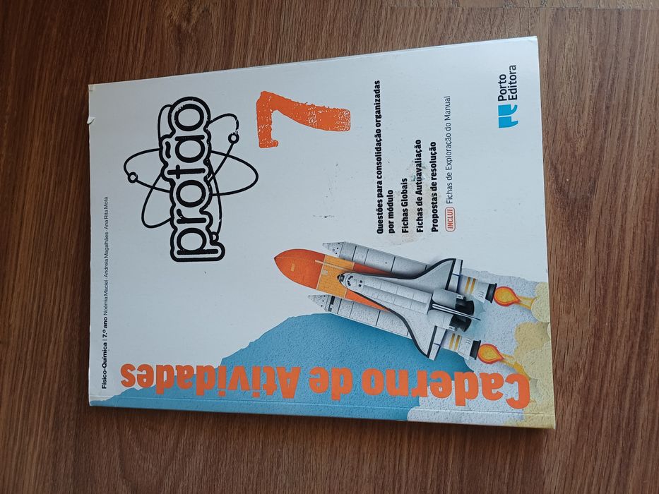 Caderno de actividade  físico-química  protão  7 ano