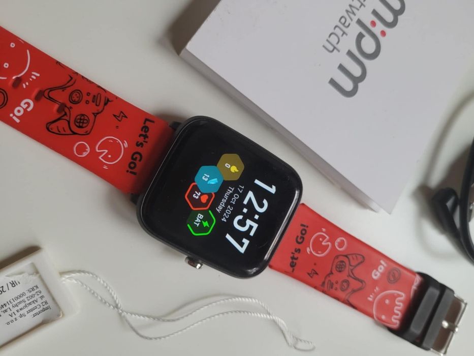 Zegarek smartwach dla chłopca AM PM kruk