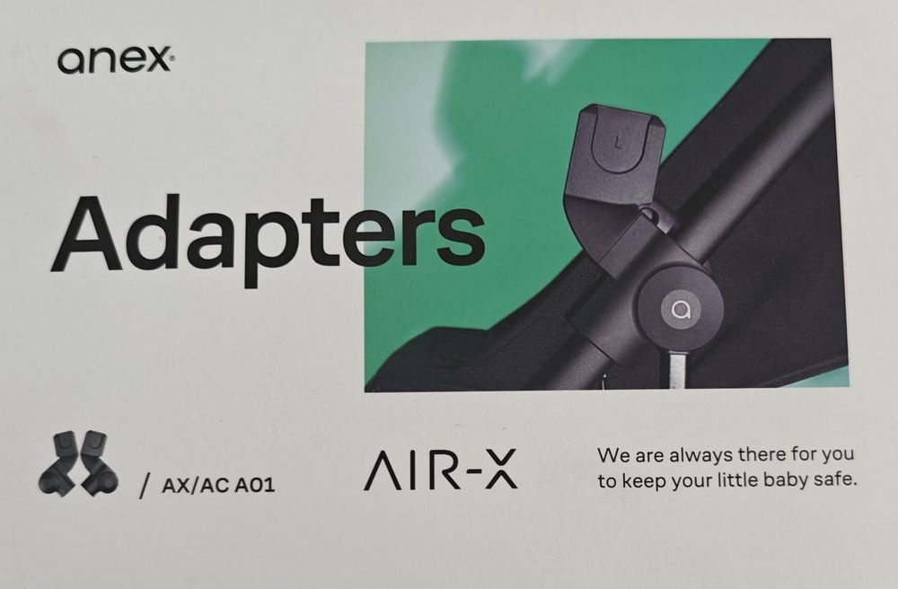 Адаптери для автокрісла на коляску Anex Air-X Ax/Ac a01 чорний
