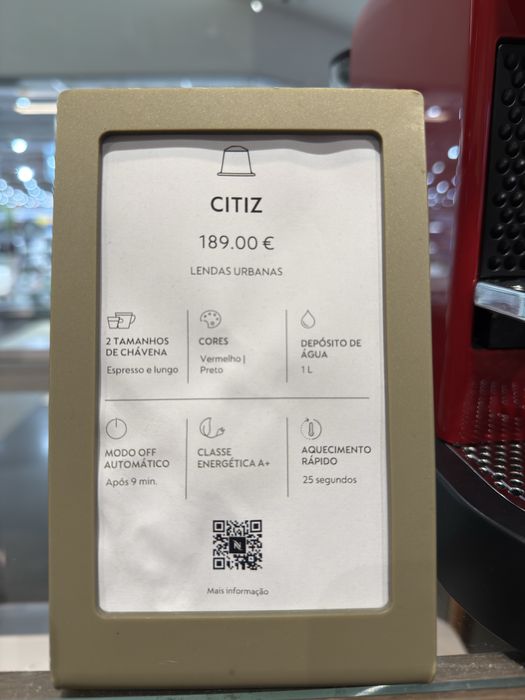 Maquina nespresso CITIZ