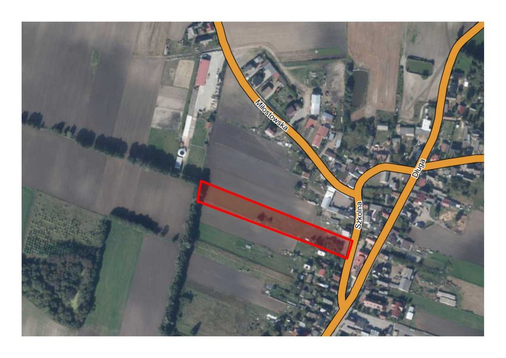 Działka 6400m2 media Zębowo